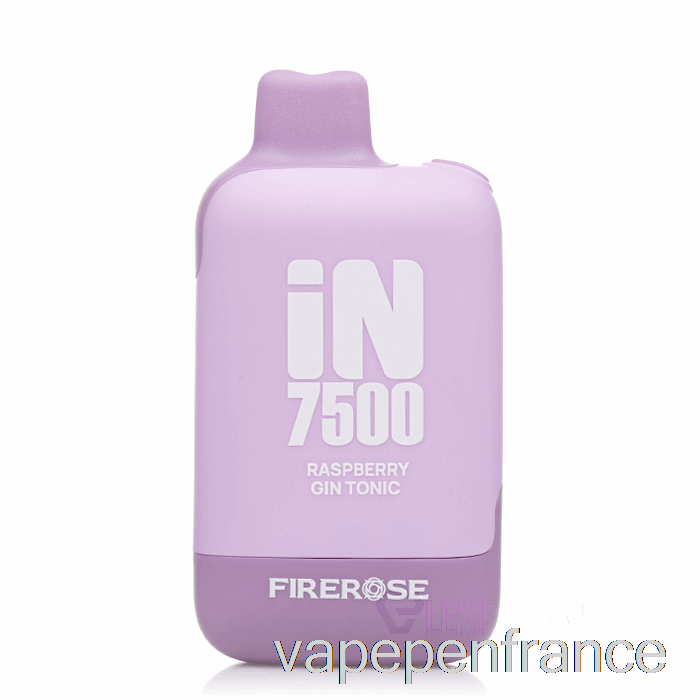 Firerose Dans 7500 Stylo Vape Jetable Gin Tonique Framboise